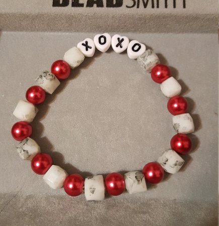 XOXO stretch bracelet | Etsy