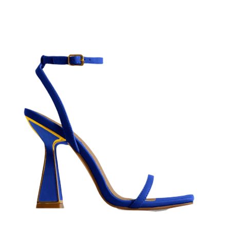 ego blue and gold heels