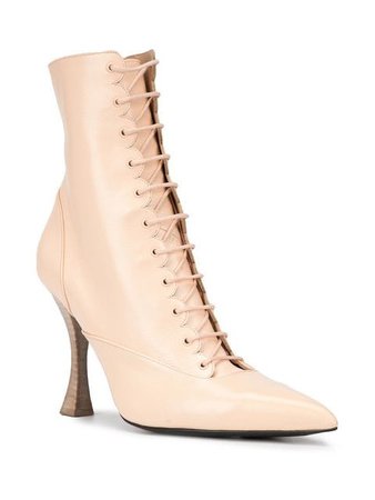 Tabitha Simmons x Brock Collection lace-up Booties - Farfetch