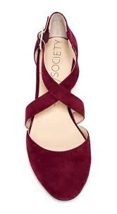 maroon pointed flats - Google Search