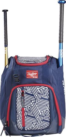 Amazon.com : Rawlings | CHAOS Backpack Bag Series | Youth | Baseball & Fastpitch Softball | Optic Yellow : Sports & Outdoors