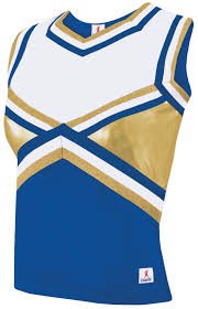 blue and gold cheer top - Google Search