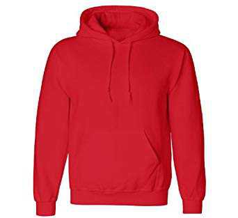 red hoodie