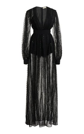 Paillette And Lace Gown By Elie Saab | Moda Operandi