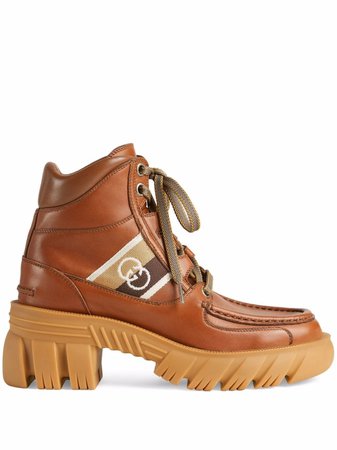Shop Gucci Interlocking G ankle boots with Express Delivery - FARFETCH