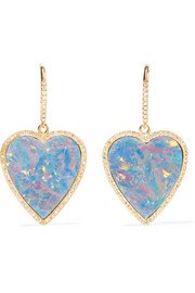 Jennifer Meyer | Open Circle 18-karat gold diamond earrings | NET-A-PORTER.COM