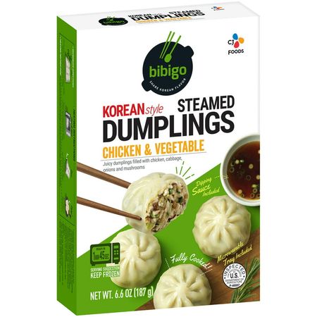 Bibigo Steamed Dumplings - Chicken and Vegetable, 6.6 oz - Walmart.com