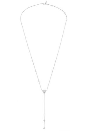 Messika | Théa 18-karat white gold diamond necklace | NET-A-PORTER.COM