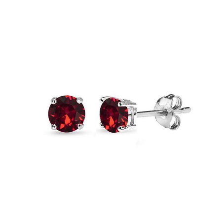 red stud earrings - Google Search