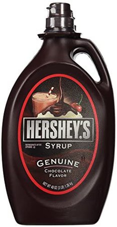 Amazon.com : Hershy's Chocolate Syrup, 2 / 48 oz. bottles : Hersheys Syrup : Grocery & Gourmet Food
