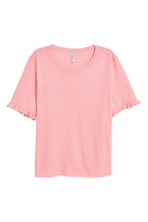 Jersey Top | Pink | WOMEN | H&M US