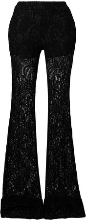 Floral Lace Boot Cut trousers