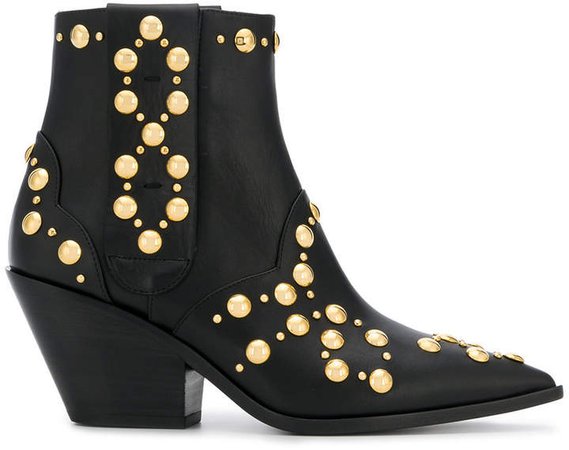 Daytime cowboy ankle boots