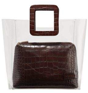 Shirley Pvc And Croc-effect Leather Tote