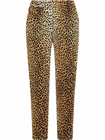 Dolce & Gabbana leopard-print tapered trousers