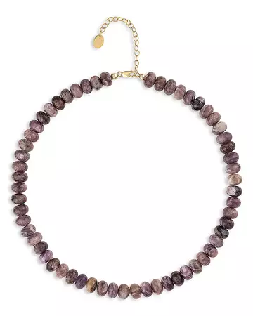 Alexa Leigh Purple Opal Beaded Necklace