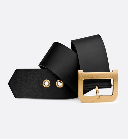 Diorquake belt in black calfskin - Accessories - Women's Fashion | DIOR