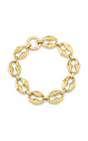 18k Yellow Gold Chrona Mini Link Bracelet By Vram | Moda Operandi