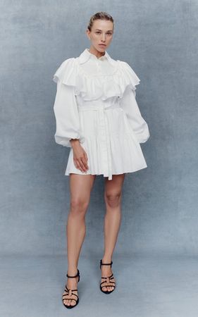 Dahlia Flounce Mini Dress By Aje | Moda Operandi