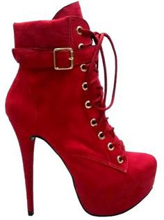 Victor Vicenzza - Ankle Boot Vermelha Beatrice