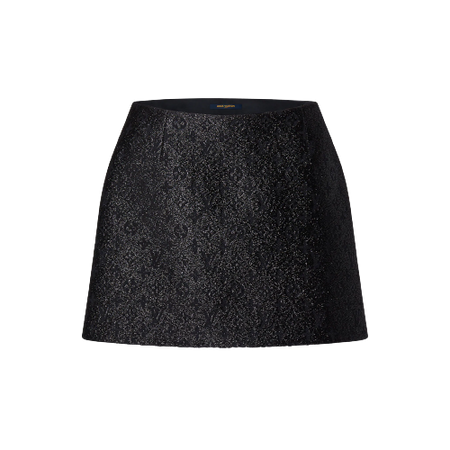 Louis Vuitton - Glitter Monogram Mini Skirt