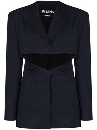 Jacquemus single-breasted cut-out blazer