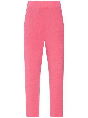 LAPOINTE ribbed-knit Tapered Cashmere Trousers - Farfetch