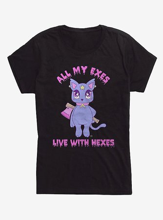Live With Hexes Cat Girls T-Shirt