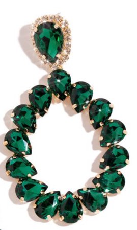 emerald earrings ML