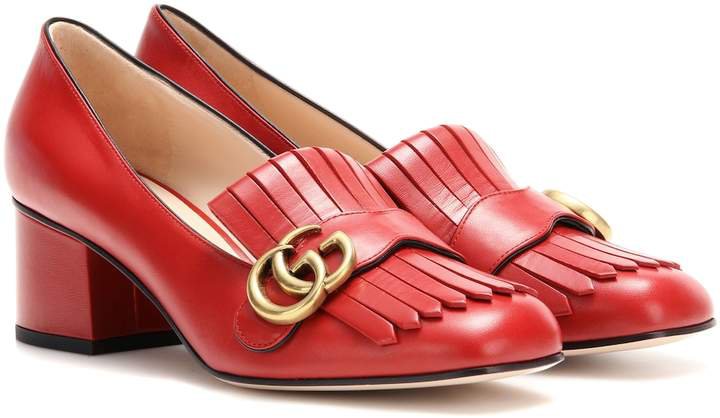 Marmont Leather loafer pumps