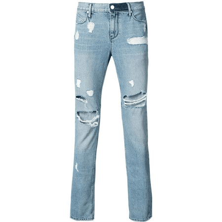 RTA ripped slim-fit jeans ($342)