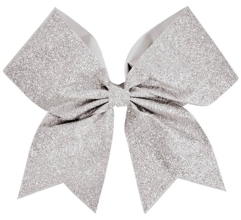 silver cheer bow
