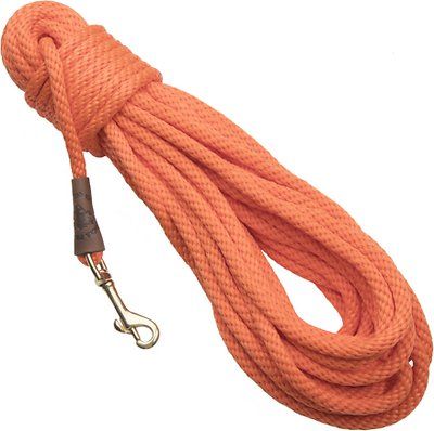 MENDOTA PRODUCTS Trainer Check Cord Rope Dog Lead, 50-ft long, 3/8-in wide - Chewy.com