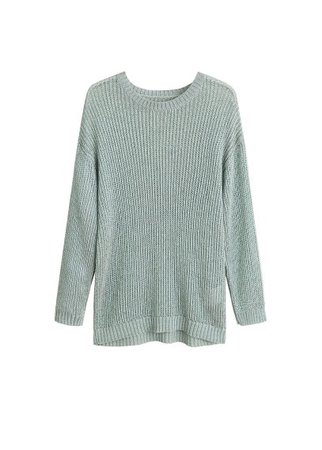 MANGO Metallic thread sweater
