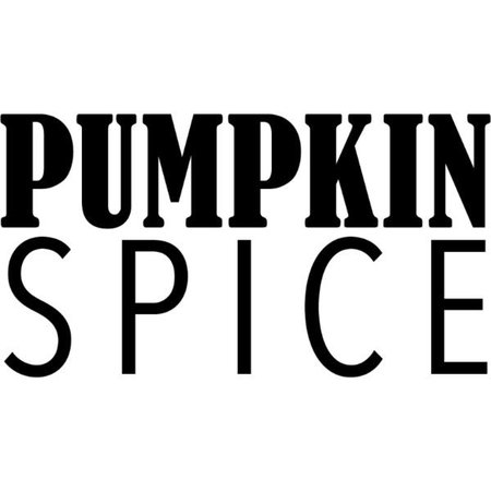 pumpkin spice text