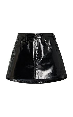 Liv Recycled-Leather Mini Skirt By Agolde | Moda Operandi