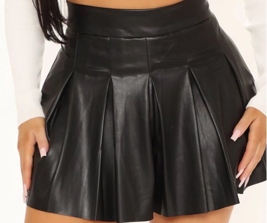 leather skirt FN-amb