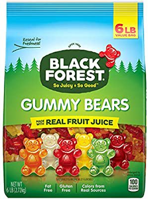 Amazon.com : Black Forest Gummy Bears Candy, 6 Lb : Grocery & Gourmet Food