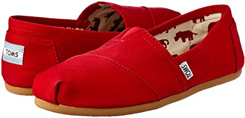 Amazon.com | TOMS Navy Canvas Women's Classic 001001B07-NVY (Size: 9) | Loafers & Slip-Ons