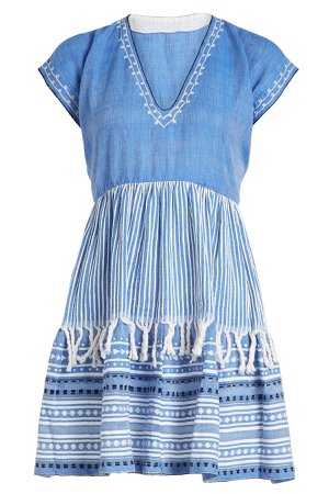 Izara Embroidered Cotton Dress Gr. XS