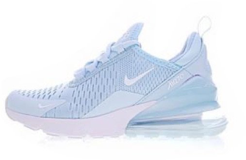 Nike light blue shoes
