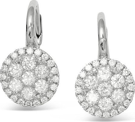 Frederic Sage Rirenze 18k White Gold Medium Diamond Earrings