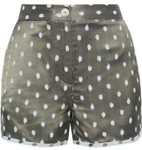 Bonnie Satin-jacquard Shorts