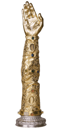 Reliquary arm of Saint Saint John Chrysostom, Archbishop of Constantinople