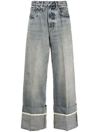R13 Nina high-rise straight-leg Jeans - Farfetch