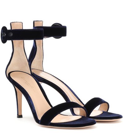 Exclusive to Mytheresa – Portofino 85 velvet sandals