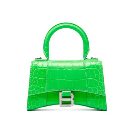 Fluo Green Hourglass Bag - Antonia