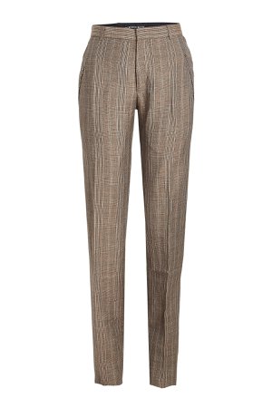 Striped Pants in Wool and Linen Gr. XS