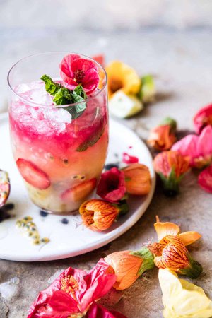 tropical hibiscus cocktail