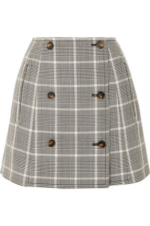 Stella McCartney | Prince of Wales checked wool mini skirt | NET-A-PORTER.COM
